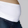Bando the essential seamless maternity belly band white