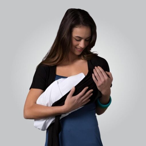 Laila & Spot Waterfall Bolero as a breastfeeding cover