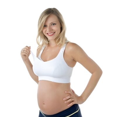 Milkalicious milkshake maternity nursing sports bra opening