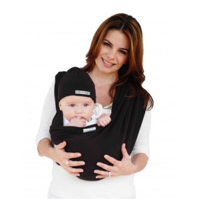 Baby K'tan Baby Carrier Original in black with baby facing out