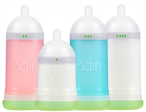 Adiri NxGen Nurser set of bottles in each of the flows and colours