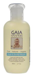 GAIA Baby Hair & Body Wash 200ml