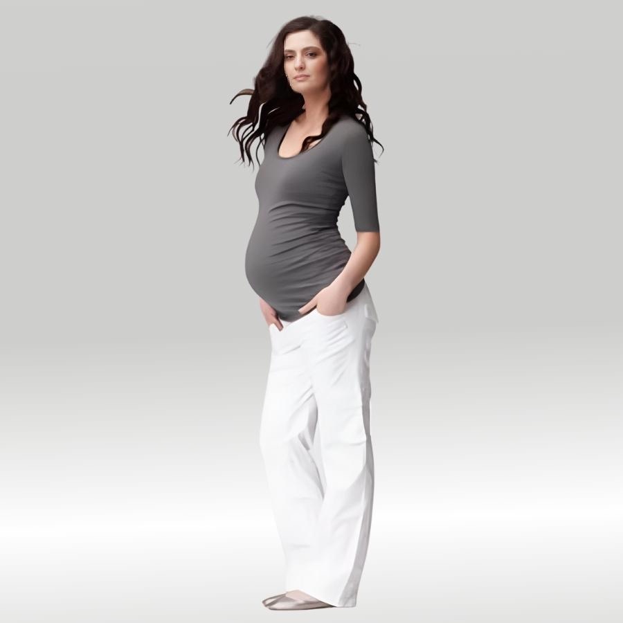 Be Comfy and Stylish with the Soon Band Cargo Maternity Pants