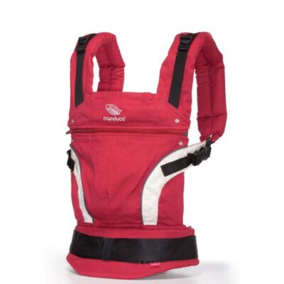manduca classic baby carrier in red front view