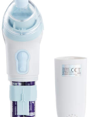 babyheart baby nasal aspirator showing battery compartment