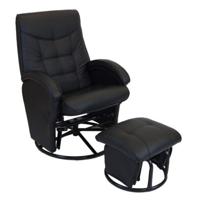 diva glider feeding chair in black