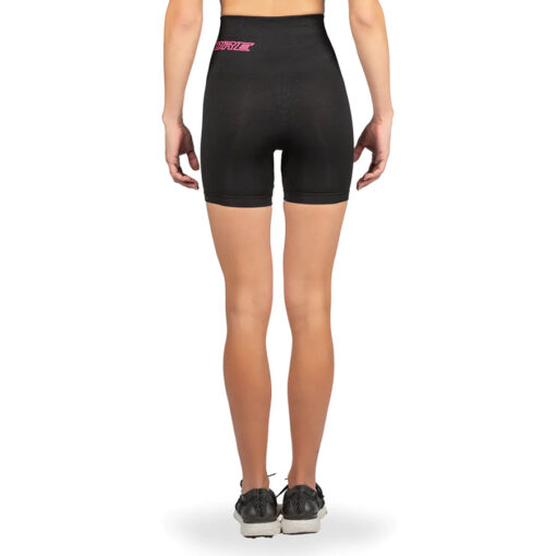 supacore mary postpartum recovery shorts in black back view