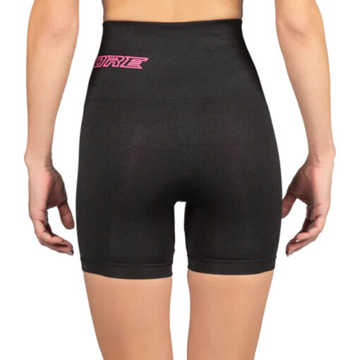 supacore mary postpartum recovery shorts in black back view close up