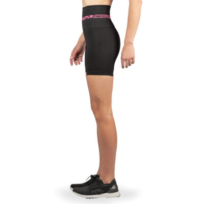 supacore mary postpartum recovery shorts in black side view