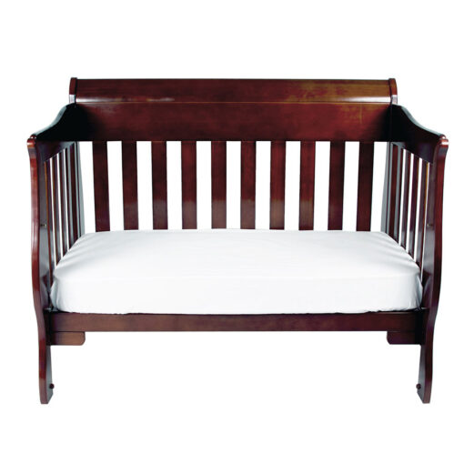 Amani cot set as day bed in walnut colour
