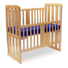 ergonomic cot with drop side down close up