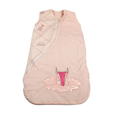 ballerina princess sleeping bag zipped up