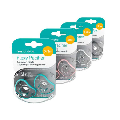 nanobebe flexy pacifier range