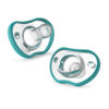 nanobebe flexy pacifier two pack teal