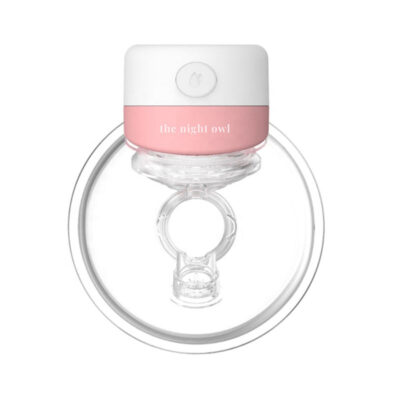 the night owl original portable breast pump in pink