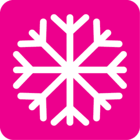snowflake representing a freezer