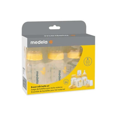 Medela wide neck bottle packaging for 150ml bottles